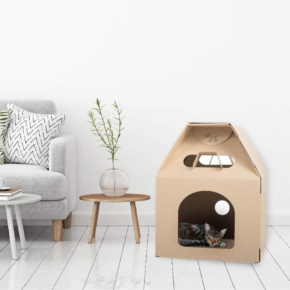 Cardboard Cat House